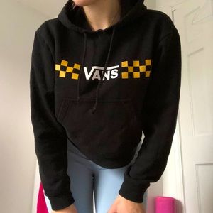 Vans cropped hoodie size small